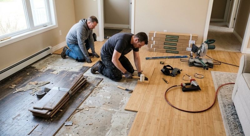 Bamboo Flooring Installation in Westerville, OH