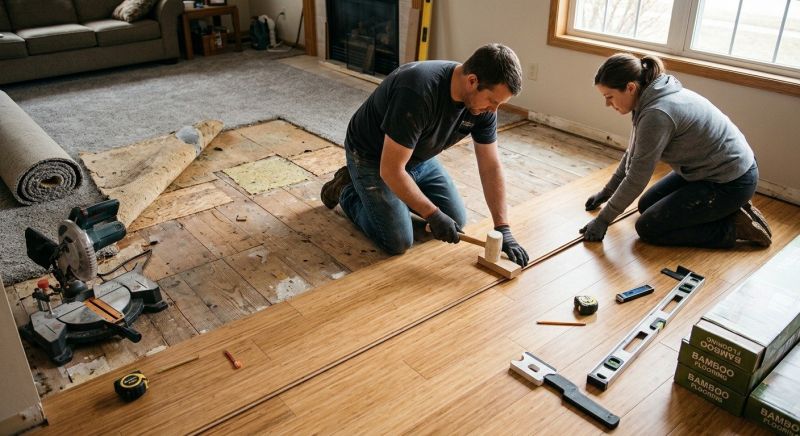 Bamboo Flooring Installation in Westerville, OH