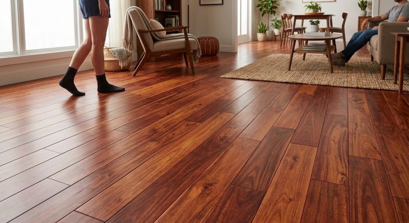 Cherry Floor Installation in Lewis Center, OH