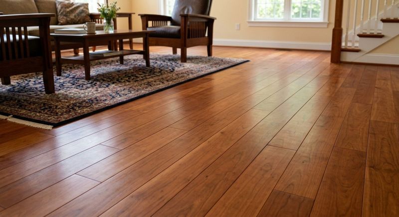 Cherry Floor Installation in Ostrander, OH