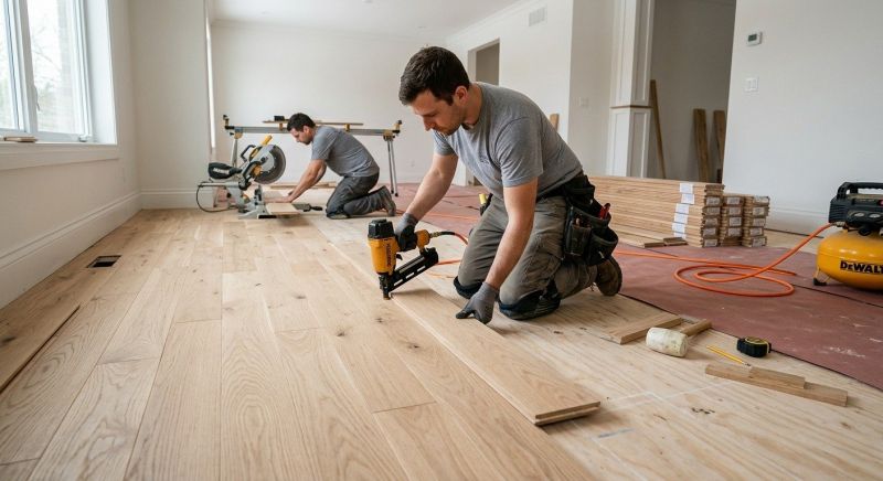 Hardwood Floor Installation in Galloway, OH