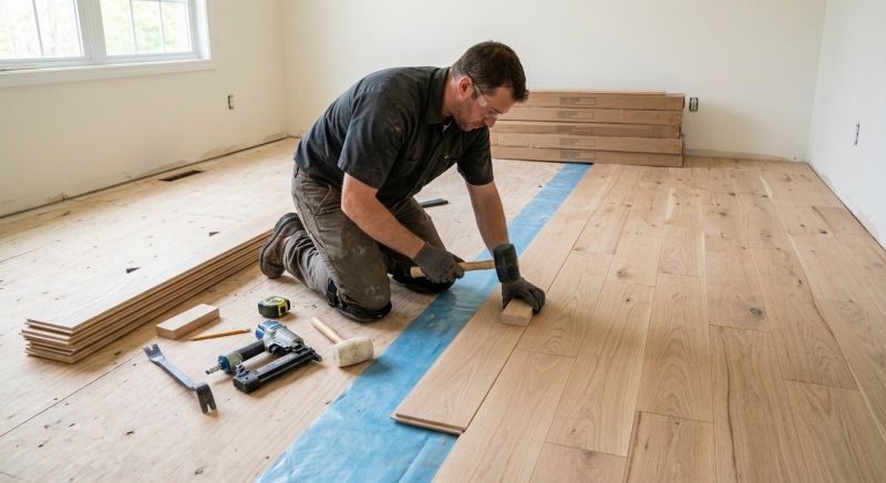 Hardwood Floor Installation in Johnstown, OH