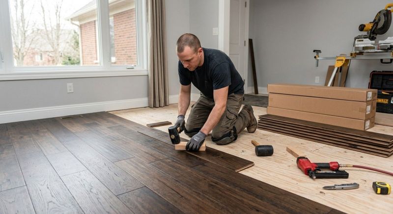 Hardwood Floor Installation in Westerville, OH