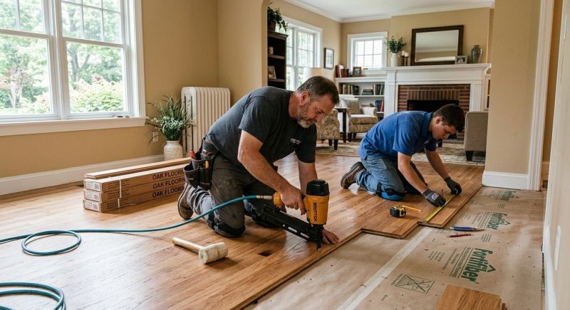 Hardwood Floor Installation in Marengo, OH