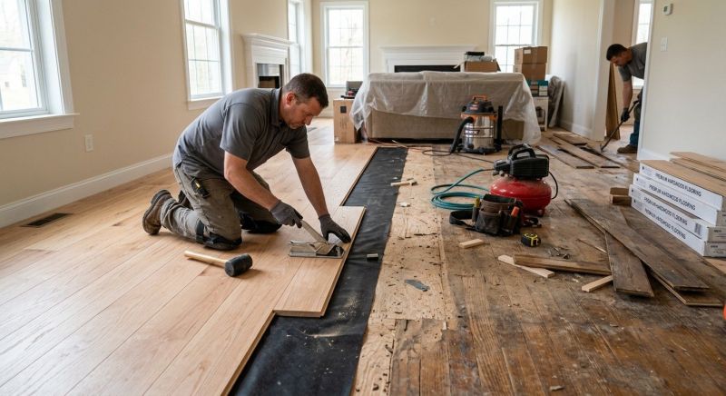 Hardwood Floor Installation in Pataskala, OH
