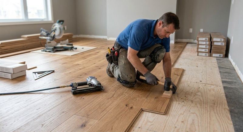 Hardwood Floor Installation in Reynoldsburg, OH