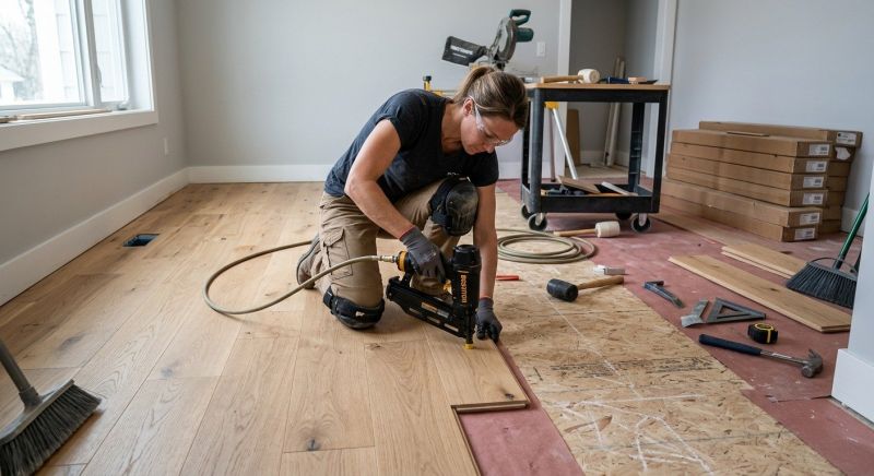 Hardwood Floor Installation in West Jefferson, OH