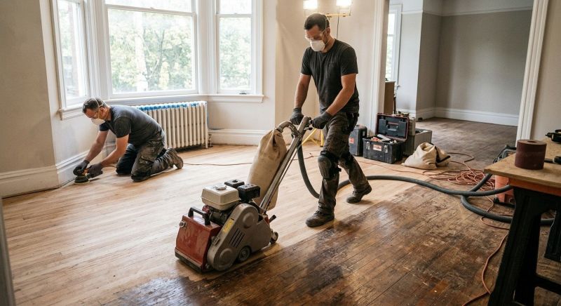 Hardwood Floor Renovation in Westerville, OH