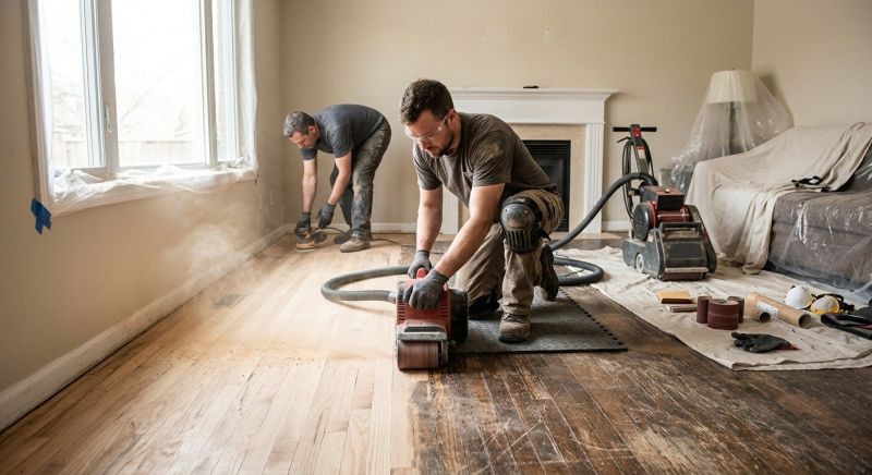 Hardwood Floor Renovation in Westerville, OH