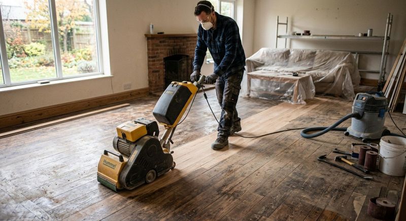 Hardwood Floor Renovation in Westerville, OH