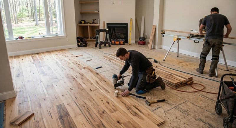 Hickory Floor Installation in Westerville, OH