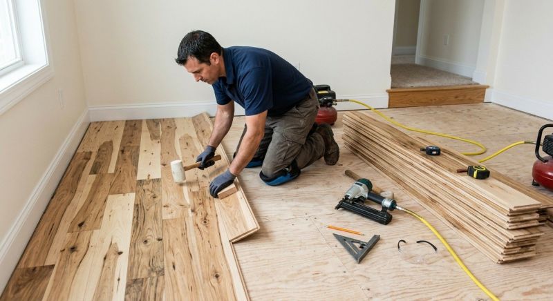 Hickory Floor Installation in Westerville, OH