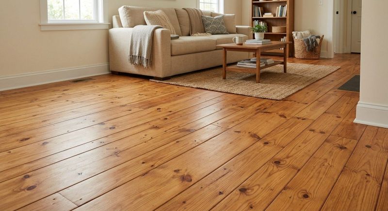 Pine Floor Installation in Westerville, OH
