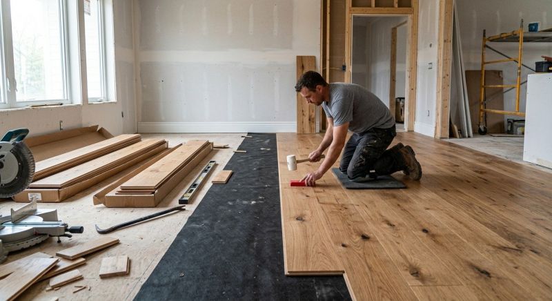 Plank Floor Installation in Westerville, OH
