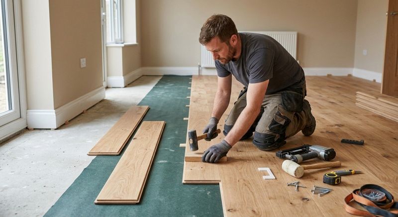 Plank Floor Installation in Westerville, OH