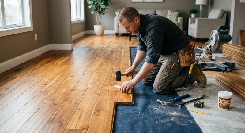 Teak Flooring Installation in Westerville, OH