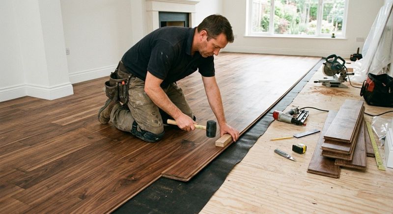 Walnut Flooring Installation in Westerville, OH