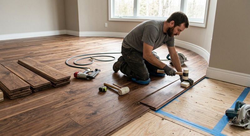 Walnut Flooring Installation in Westerville, OH