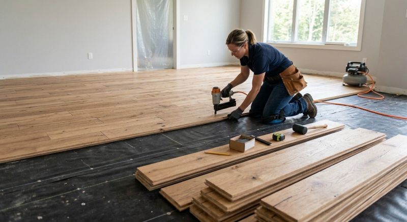 Walnut Flooring Installation in Westerville, OH