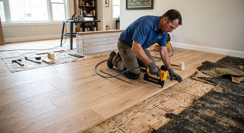 Wood Floor Replacement in Plain City, OH