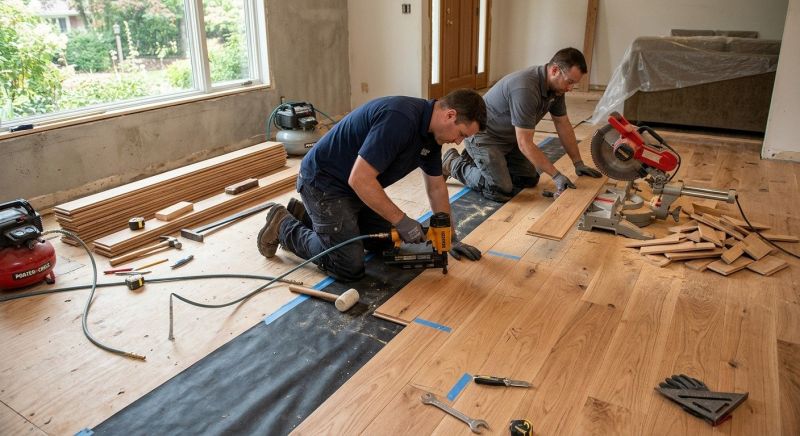 Wood Flooring Installation in Sunbury, OH